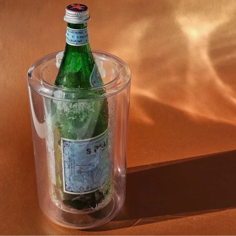 ☀️🏝️Bodum Vintage Transparent Wine Bottle Chiller